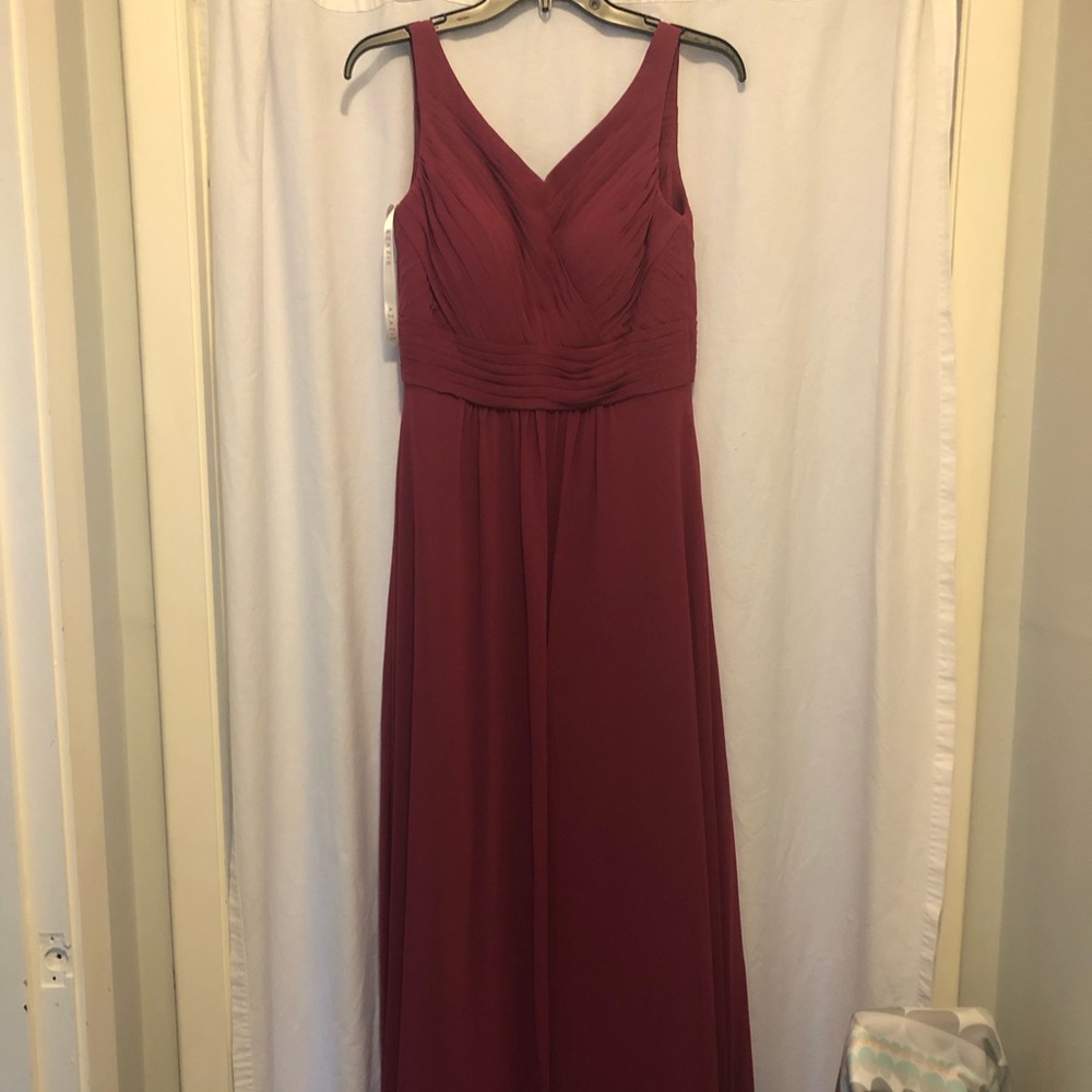 Mulberry Azazie Pierrette bridesmaid dress